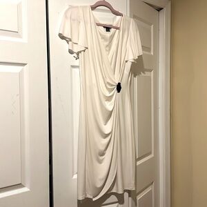 Authentic Ralph Lauren Winter White Dress
